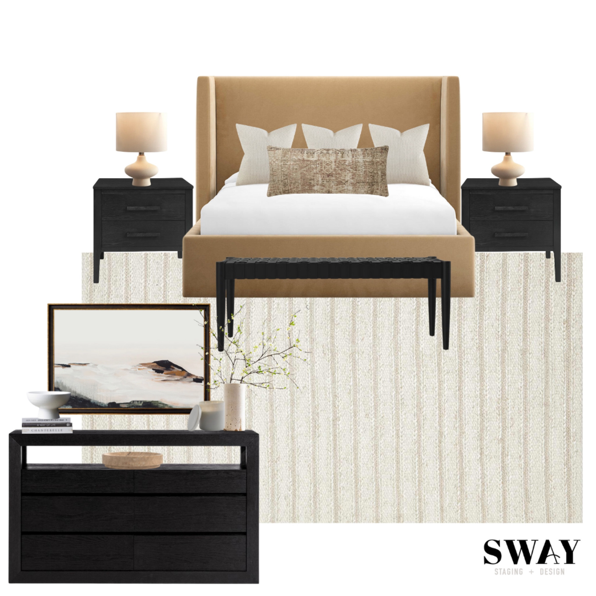 Bedroom mood board design✨


Primary bedroom, rug, upholstered bed, velvet bed, nightstands, table lamps, dresser, decor, pillows, bedding, styling

#LTKhome #LTKFind #LTKstyletip