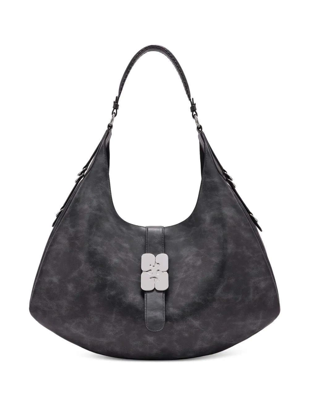 Kleine Kat Schultertasche mit Blumenschnalle | Farfetch Global