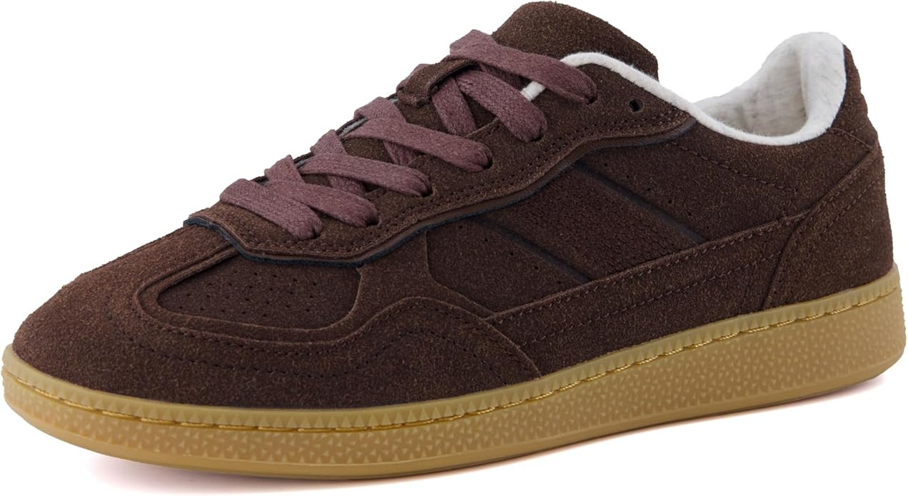 CUSHIONAIRE Bettina Women's Retro Sneaker with Cushioned Insole and Durable Gum Sole | Amazon (US)