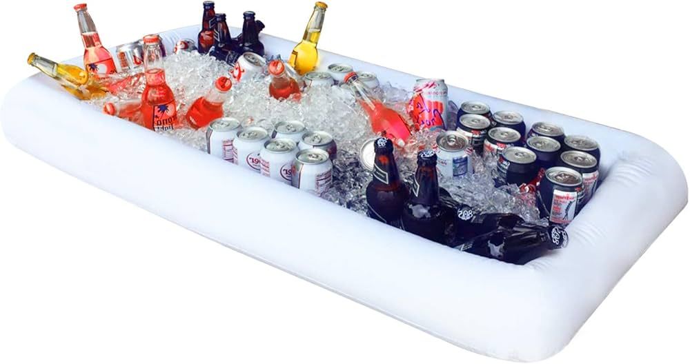 Novelty Place [Large Size] Inflatable Ice Serving Buffet Bar with Drain Plug - Salad Food & Drink... | Amazon (US)