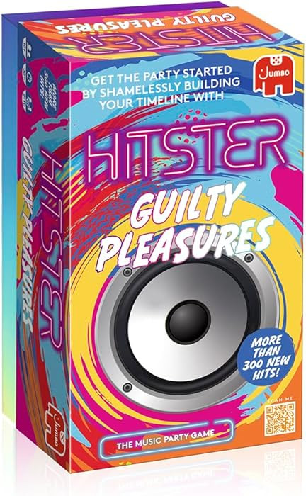 Jumbo Hitster - Guilty Pleasures, Fun Music Quiz Card Game, 2-10 Players - 300 Plus Guilty Pleasu... | Amazon (US)