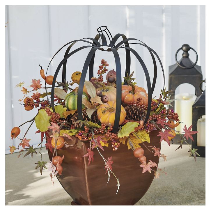 Harvest Pumpkin Urn Filler | Grandin Road | Grandin Road