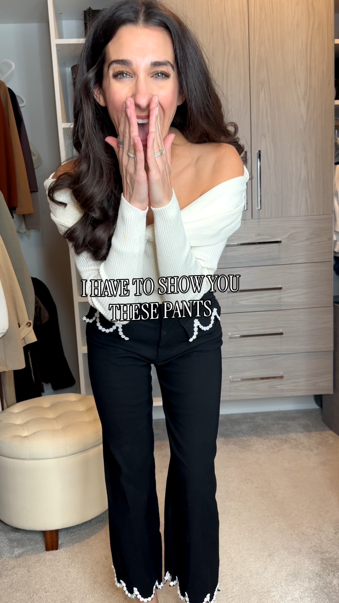 Pants for work or date night or Valentine’s Day 

They are true to size… I’m wearing size 25 

#LTKWorkwear #LTKValentine