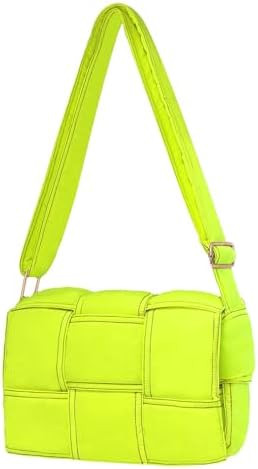 NAARIIAN Puffer Crossbody Bag for Women, Lightweight Puffy Shoulder Bags with Adjustable Strap,Qu... | Amazon (US)