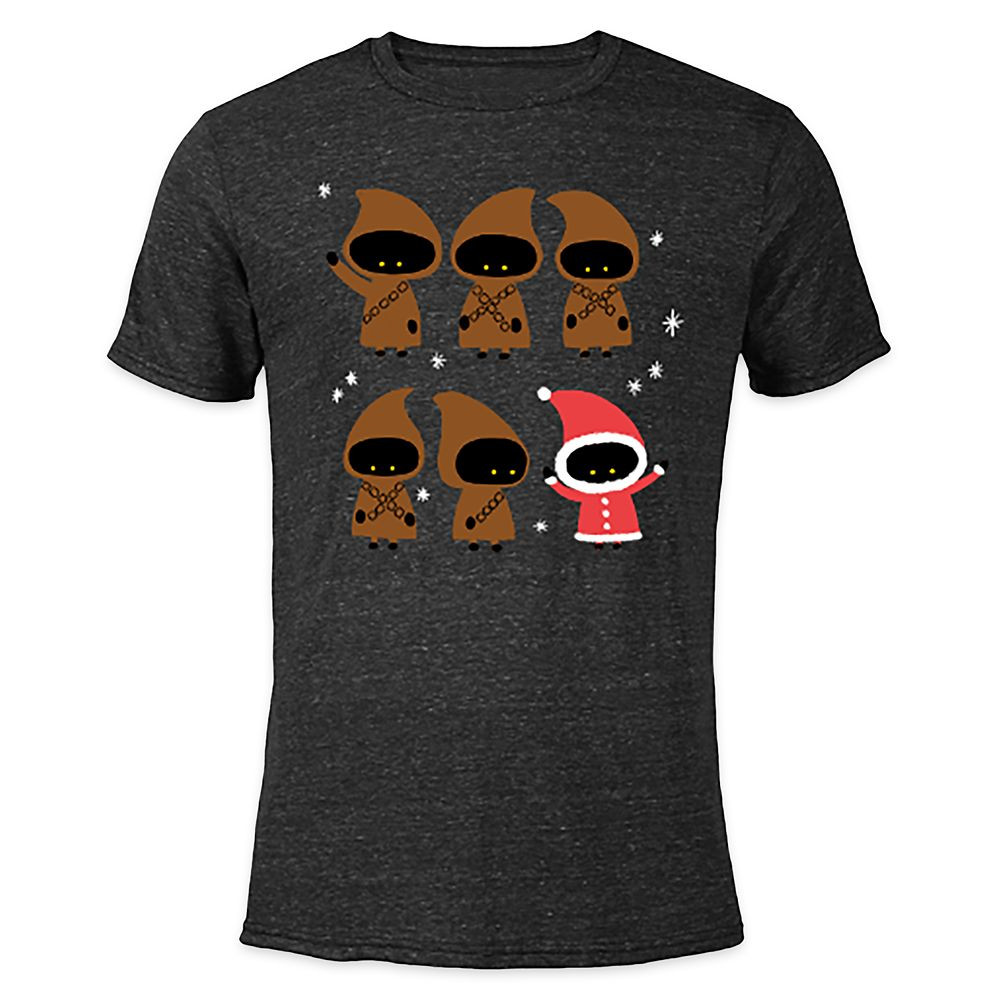 Jawa Santa Claus Heathered T-Shirt for Adults – Star Wars – Customized | shopDisney | Disney Store