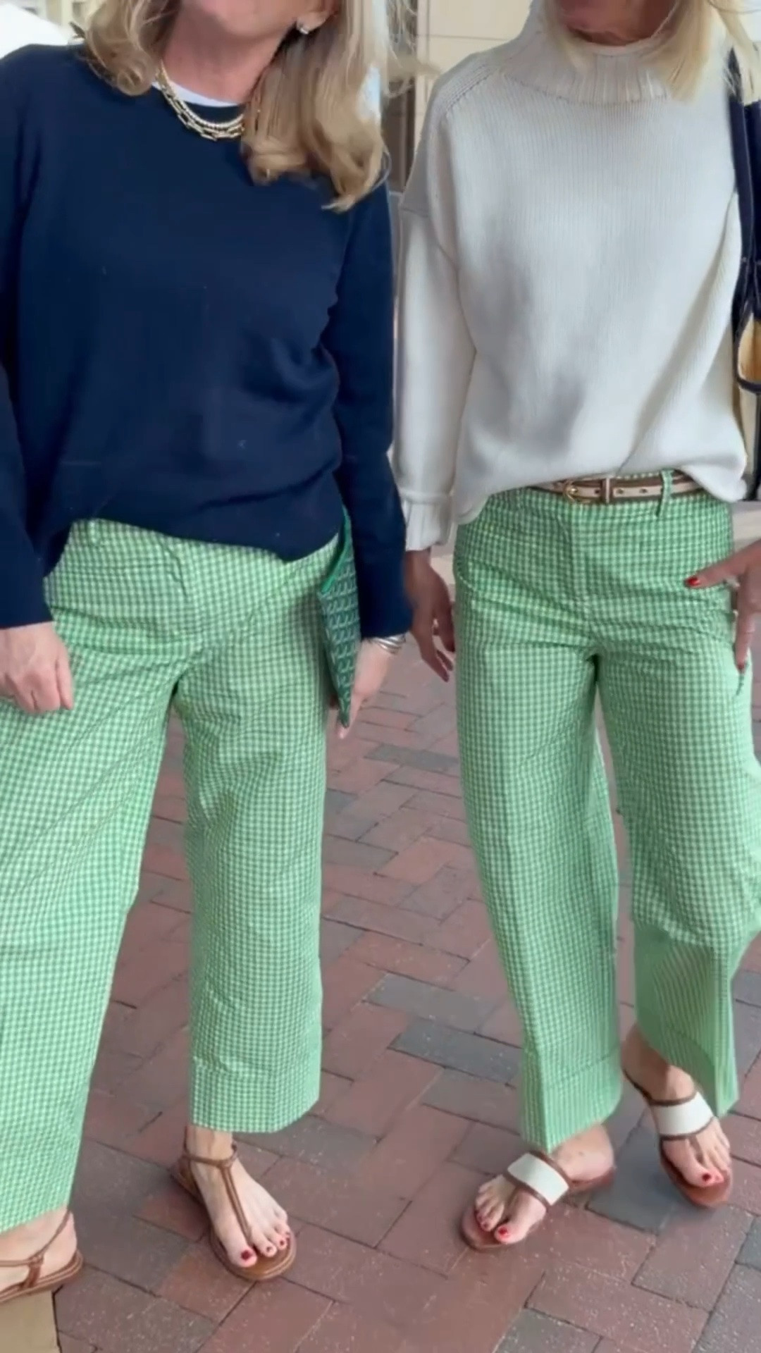We weren’t planning to share these pants again quite so soon, but you’ve been asking…

Here are a couple reasons why we love these gingham taffeta pants:
-Machine washable (a must)
-Lightweight for hot summer days
-Pockets!
-A super flattering waistband
-An easy way to add a fun pop to your summer outfits

#LTKootd #LTKOver40 #LTKSeasonal