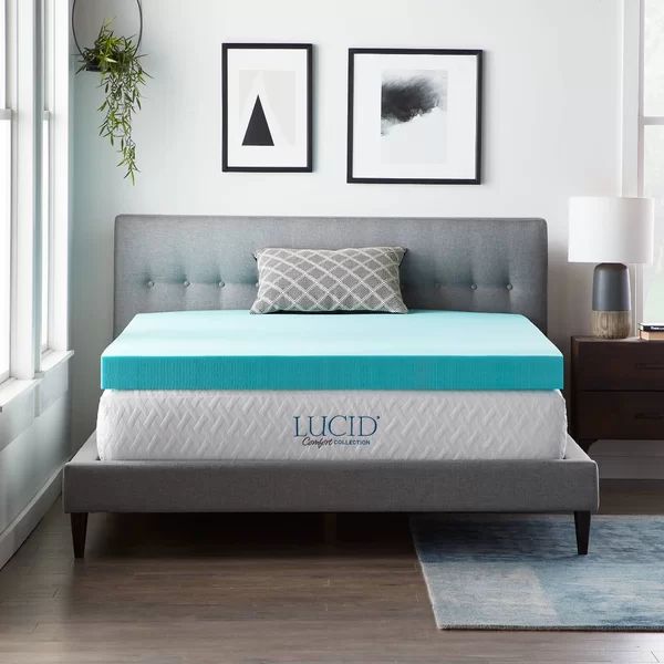 4" Gel Memory Foam Mattress Topper | Wayfair North America