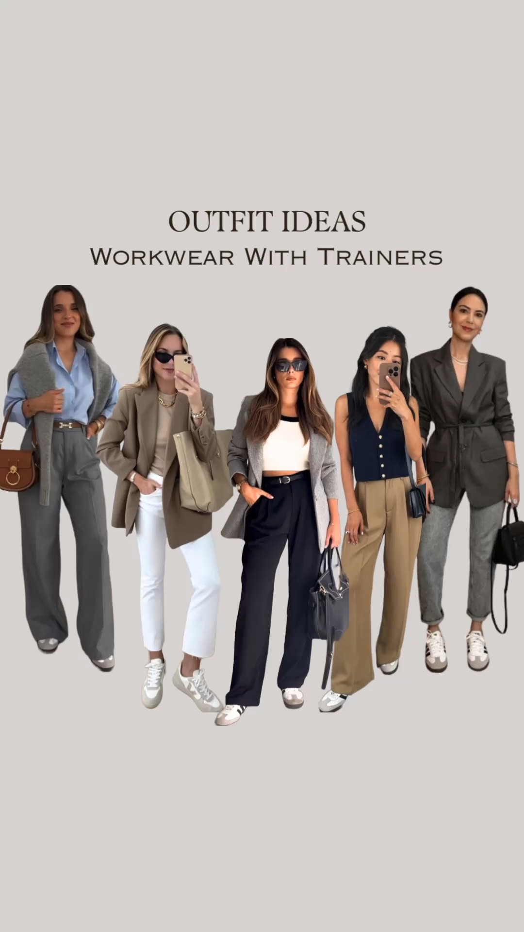 Workwear with trainers. Office Outfits with Adidas Samva OG

#LTKStyleTip #LTKWorkwear