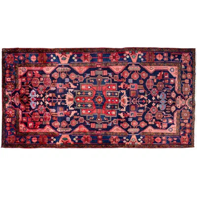 Berken One-of-a-Kind 4'11" x 10' 1970s Area Rug in Red/Blue | Wayfair North America