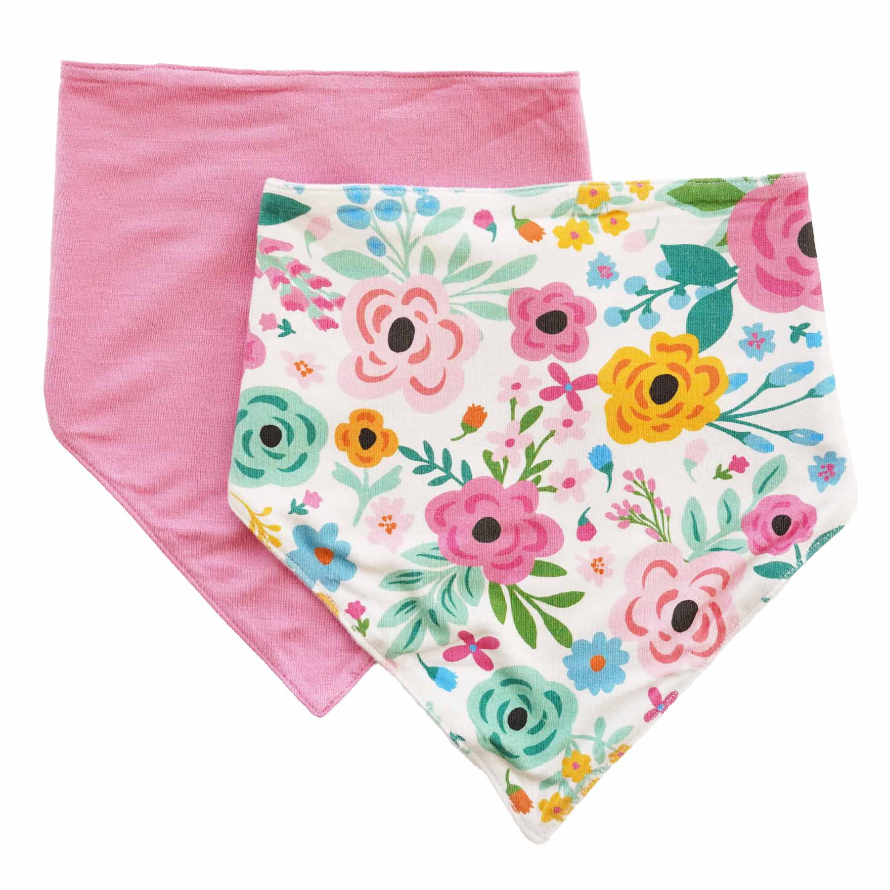 Pretty Poppies 2pc Bandana Bibs | Caden Lane