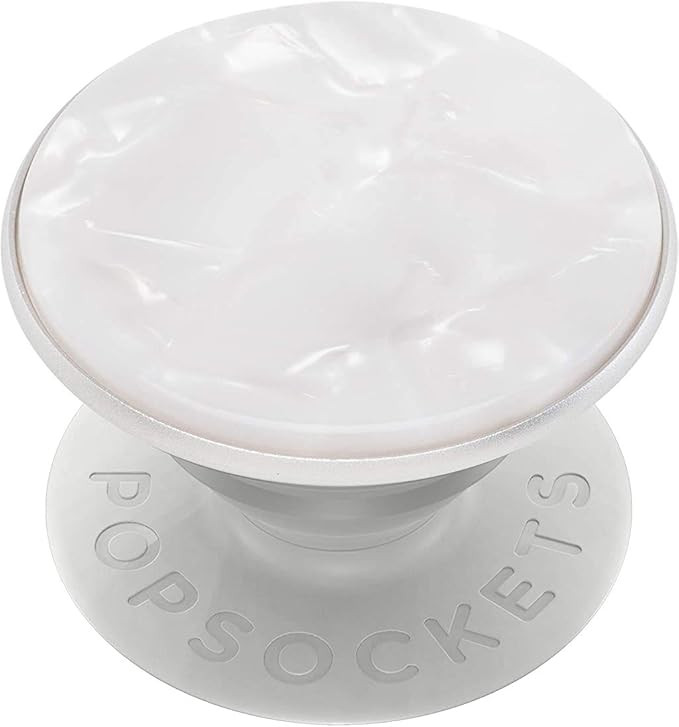 PopSockets PopGrip: Phone Grip and Phone Stand, Collapsible, Swappable Top, Acetate Pearl White | Amazon (CA)