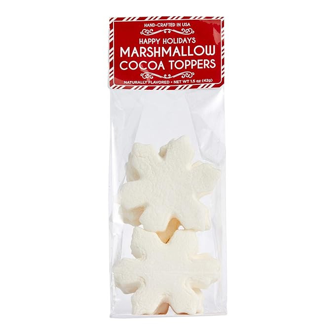 Snowflake Marshmallow Hot Cocoa Toppers 6 Count,1.5 Ounce | Amazon (US)
