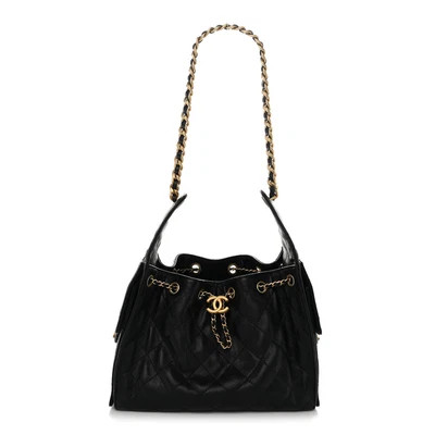 Caviar Quilted Small Chanel 25 Handbag Black | FASHIONPHILE (US)