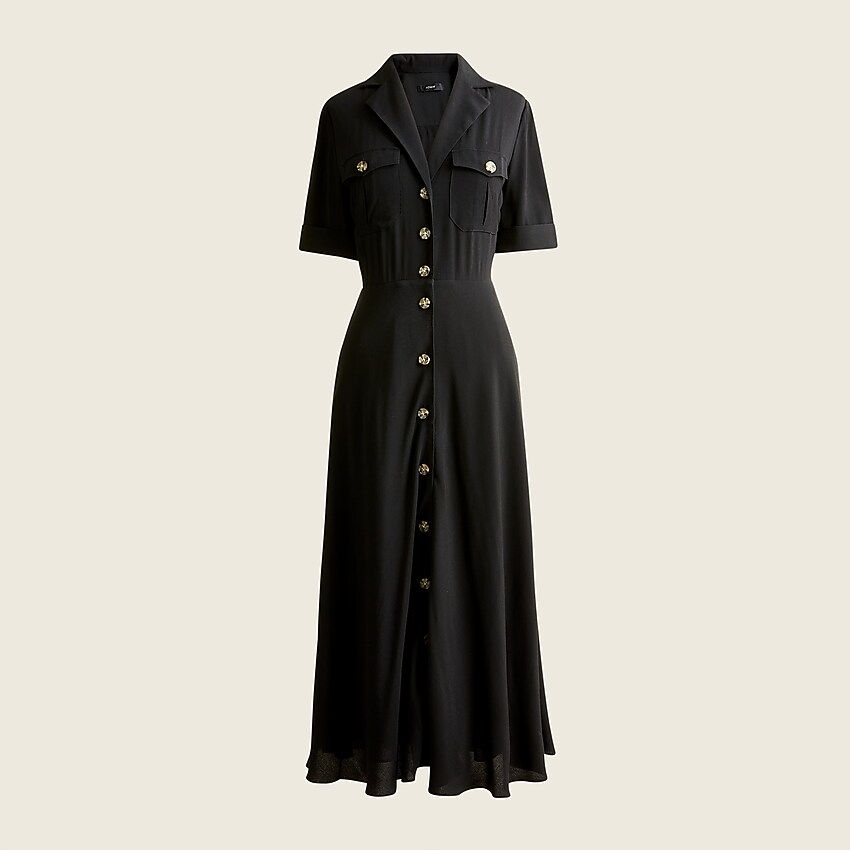 Collared camp-pocket shirtdress | J.Crew US