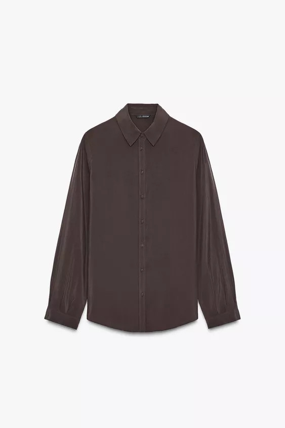 SOFT-TOUCH FLOWING SHIRT | Zara US