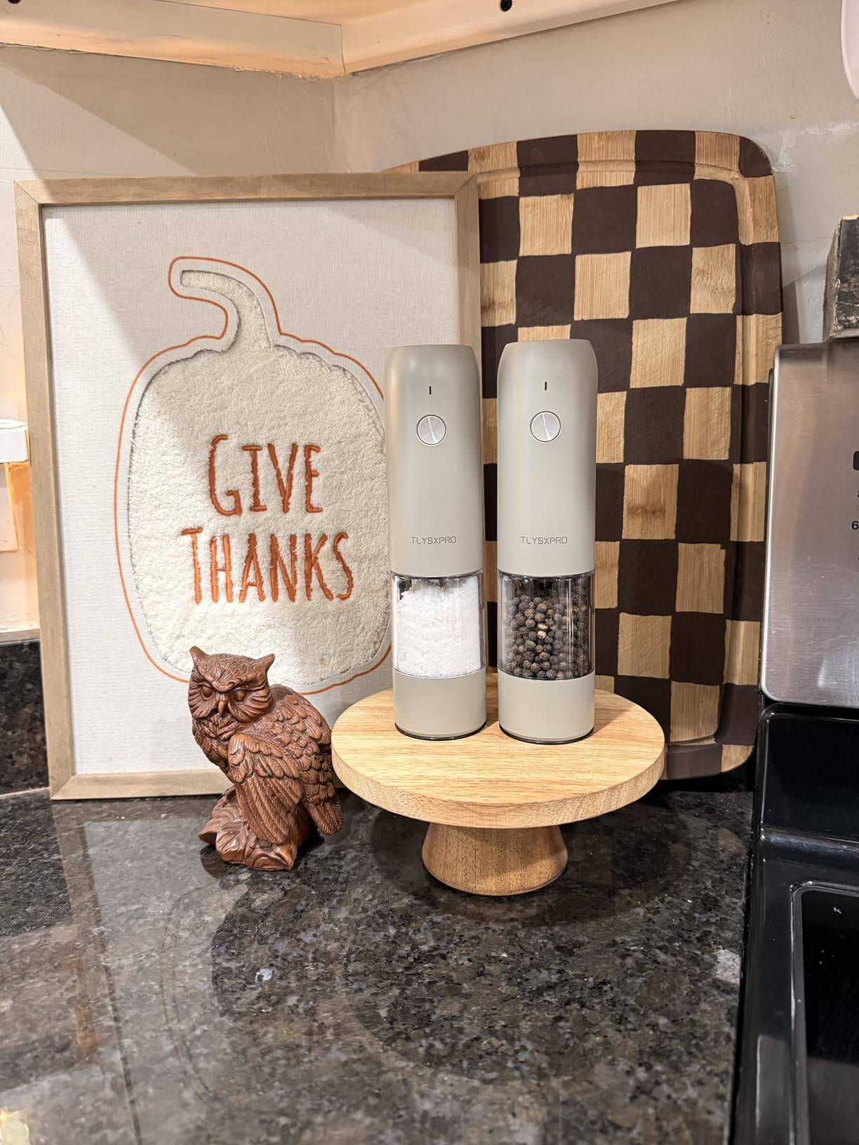 Electric Salt and Pepper Grinder Set, USB Rechargeable, Automatic Salt and Pepper Mill Grinder wi... | Amazon (US)