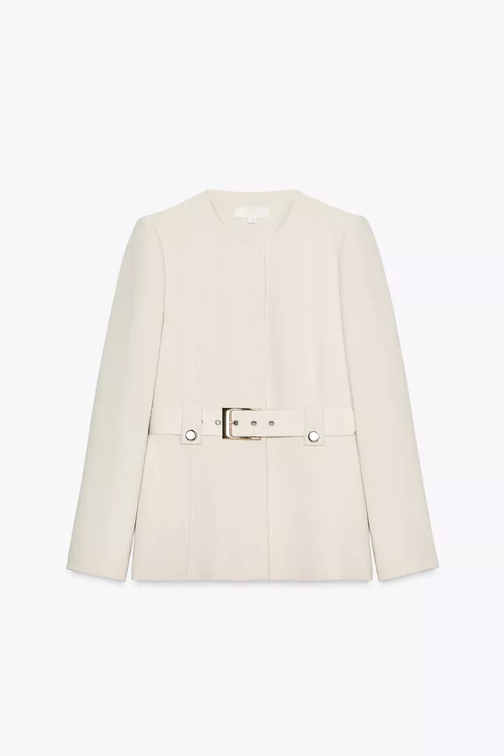 BELTED TAILORED BLAZER | Zara Canada