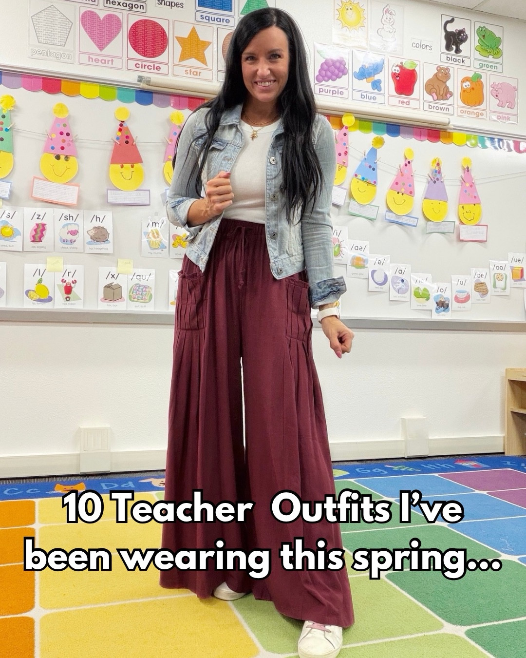 10 casual teacher outfits I’ve been wearing this spring! 🌼 

Comment "shop" and I'II send the links! 

Favorite pieces from Walmart, Target, Amazon, Loft, and American Eagle! Everything comes in more colors or washes.

Size info: I'm 5'5" and usually wear size 4/27 and small.

I'm in my normal size S or 4 in the yellow cardigan, Walmart blue and pink jeans, Brown button pullover, Barrel Overalls (which I would consider sizing up), Amazon free people-inspired flowy pants, Denim shirt, Loft slim flares, AE flare jeans, Walmart camo pants. I sized up to a M in the olive green Amazon cardigan and the Target track pants.


Shop via my LTK!
(affiliate)


#teacherofinstagram #teachertribe #whatiworetowork #elementaryteacher Teacher outfit ideas, cold weather outfits, casual workwear, spring workwear, spring outfit ideas, what I wore to teach kindergarten, elementary school teacher, jeans outfit, kindergarten teacher

#LTKSaleAlert #LTKSeasonal #LTKootd