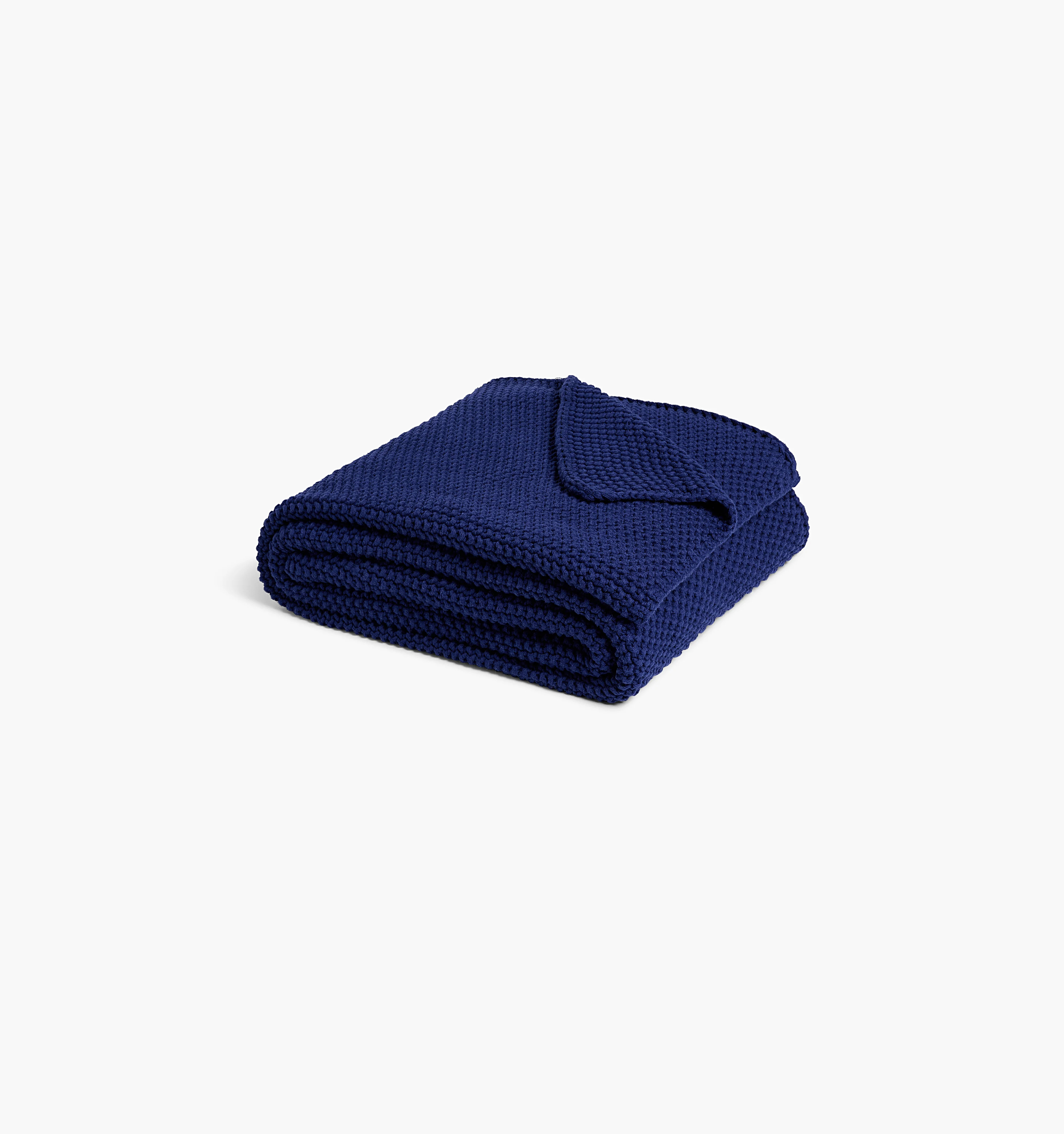 The Throw Blanket | Navy | 100% Cotton | Hill House Home | Hill House Home US