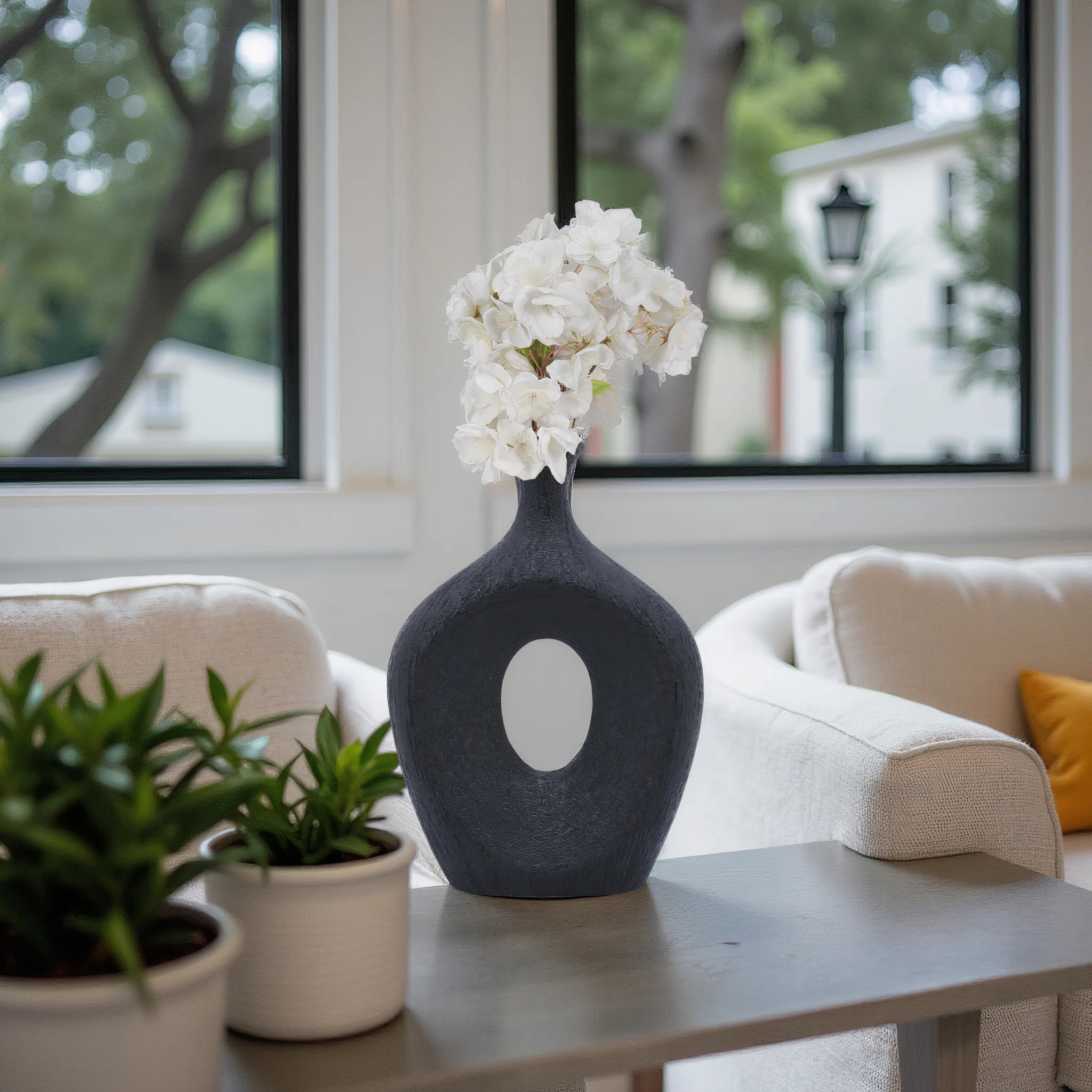 Mercury Row® Abstract Unique Cut Out Sculptural Vase & Reviews | Wayfair | Wayfair North America