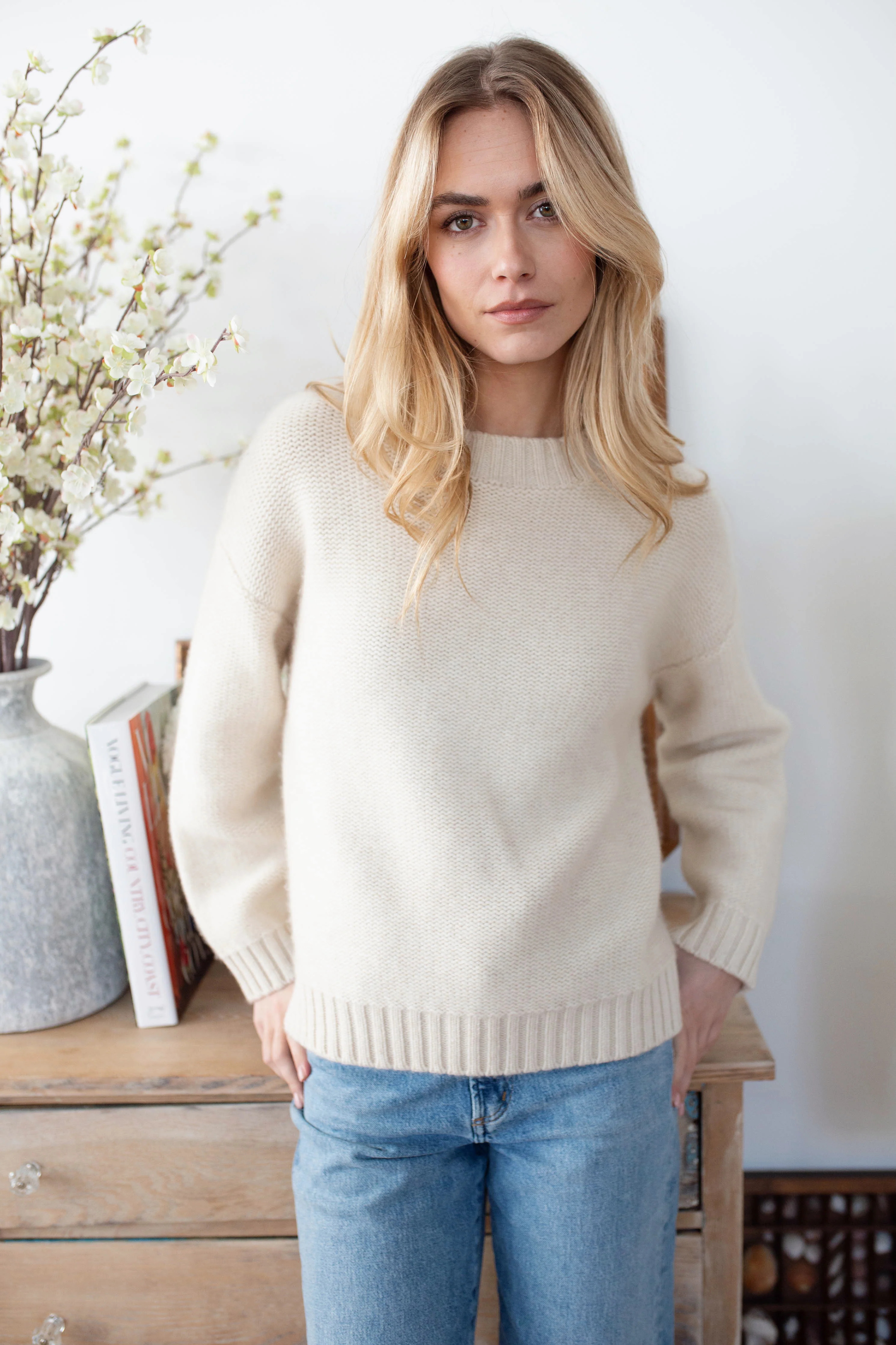 Winter Beach Sweater - Ivory | Marea