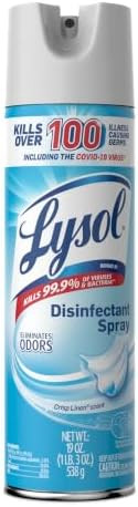 Lysol Disinfectant Spray, Household Essential Cleaning Supplies, Multi-Purpose Room Spray, Antiba... | Amazon (US)