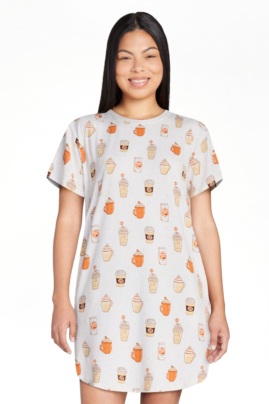 Halloween Women's Sleepshirt Top and Socks Set from Way to Celebrate, 2-Piece, Sizes XS-3X | Walmart (US)