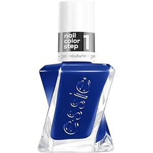 essie Gel Couture Nail Polish, Long Lasting Blue Nail Polish, Vegan, New Highs, 0.46 fl oz | Amazon (US)