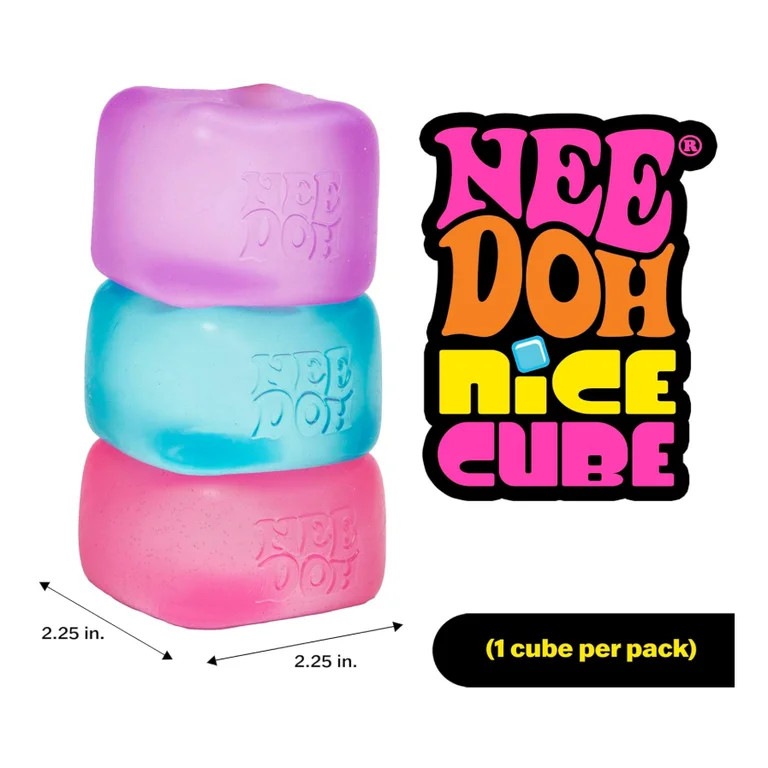 NEE DOH NICE Satisfying Square Shaped cube, 1 random color | Walmart (US)