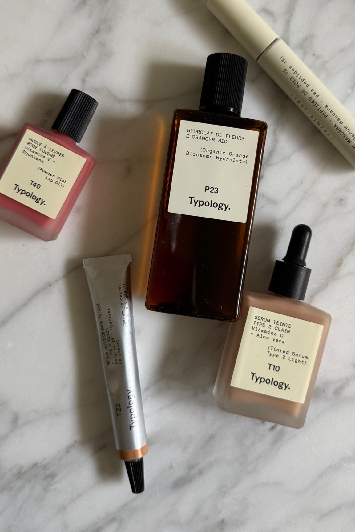 I don’t think I’ve ever tried a beauty brand that made me want to do an overhaul of my makeup bag. I fell for an ad by this brand (the French makeup vs US makeup look, did you see it?) and I am obsessed with them. I went and ordered more products and want to try more from the line. Wanted to share some tried favorites!! 

I am the color T12 in skin tone, I got the shade Powder Pink in the lip oil (obsessed with this). I like the mascara (I’m so picky with mascara), it goes on very nicely and light - def good for a more natural look! I usually use Diorshow which I will still use predominantly bc I like a little more punch with lashes :) k that is all! 