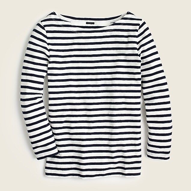 Striped boatneck T-shirt | J.Crew US