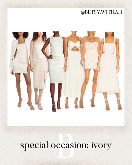 Calling all brides to be. Ivory dresses for your showers, bachelorette parties, luncheons, rehearsal dinners, and honeymoon. 🤍


#LTKSeasonal #LTKwedding #LTKstyletip