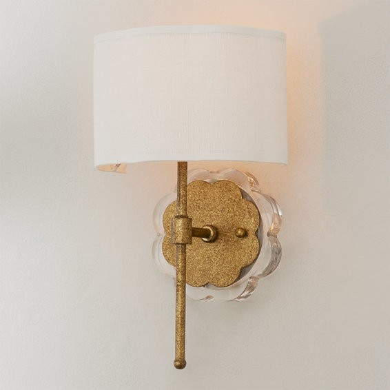 Scalloped Daisy Shade Sconce | Shades of Light