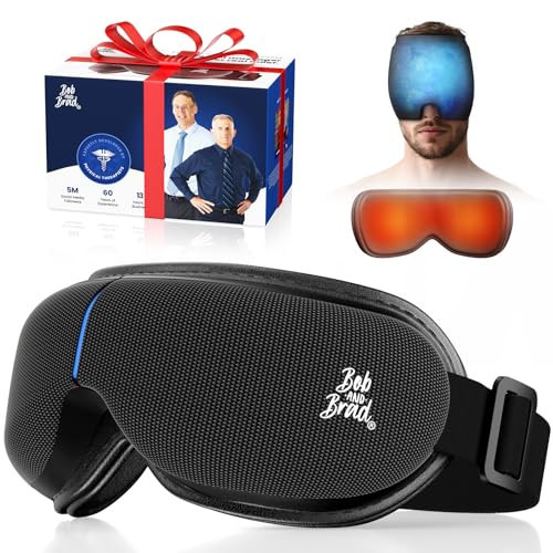BOB AND BRAD Eye Massager with Heat and Cooling, EyeOasis 3 Elite Smart Eye Mask for Migraines, Heated Face Massager for Dry Eyes Strain Relief Improve Sleep, Perfect for Women Men Mom Dad | Amazon (US)