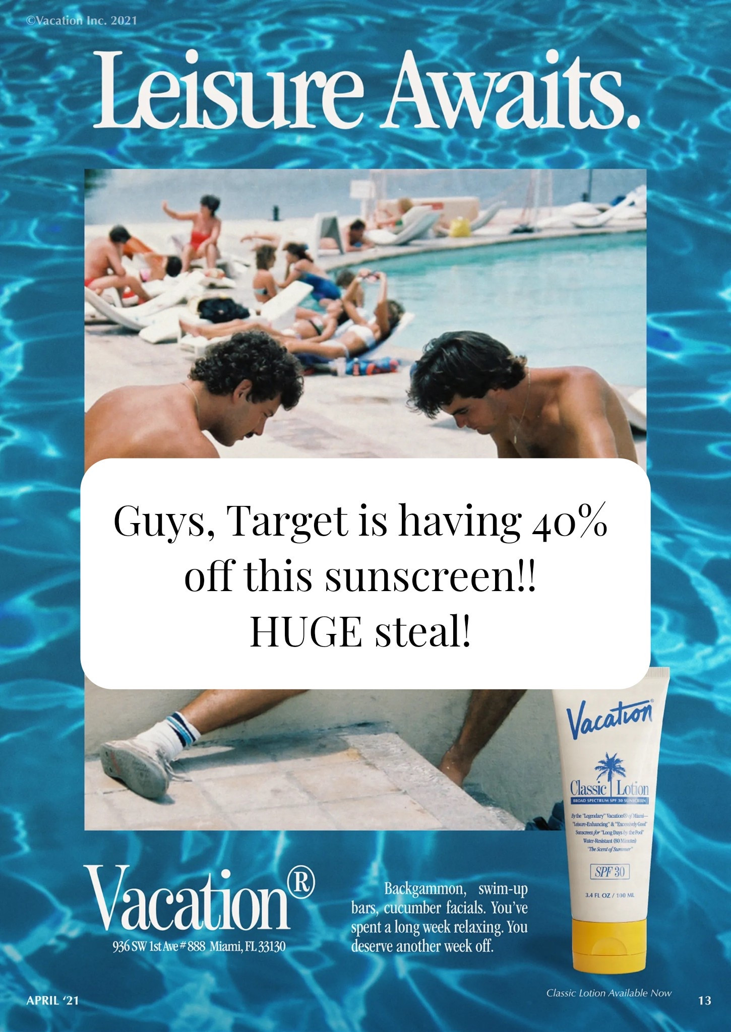 Did you guys see this sunscreen on the Super Bowl ads? It’s the same brand as the super popular “whipped” sunscreen last year. This will be the “it” sunscreen of 2026! They had me with the 90’s ads!! 

#LTKSwim #LTKSaleAlert #LTKselfcare