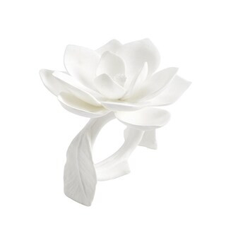 Magnolia Flower Napkin Rings Set | Ballard Designs, Inc.