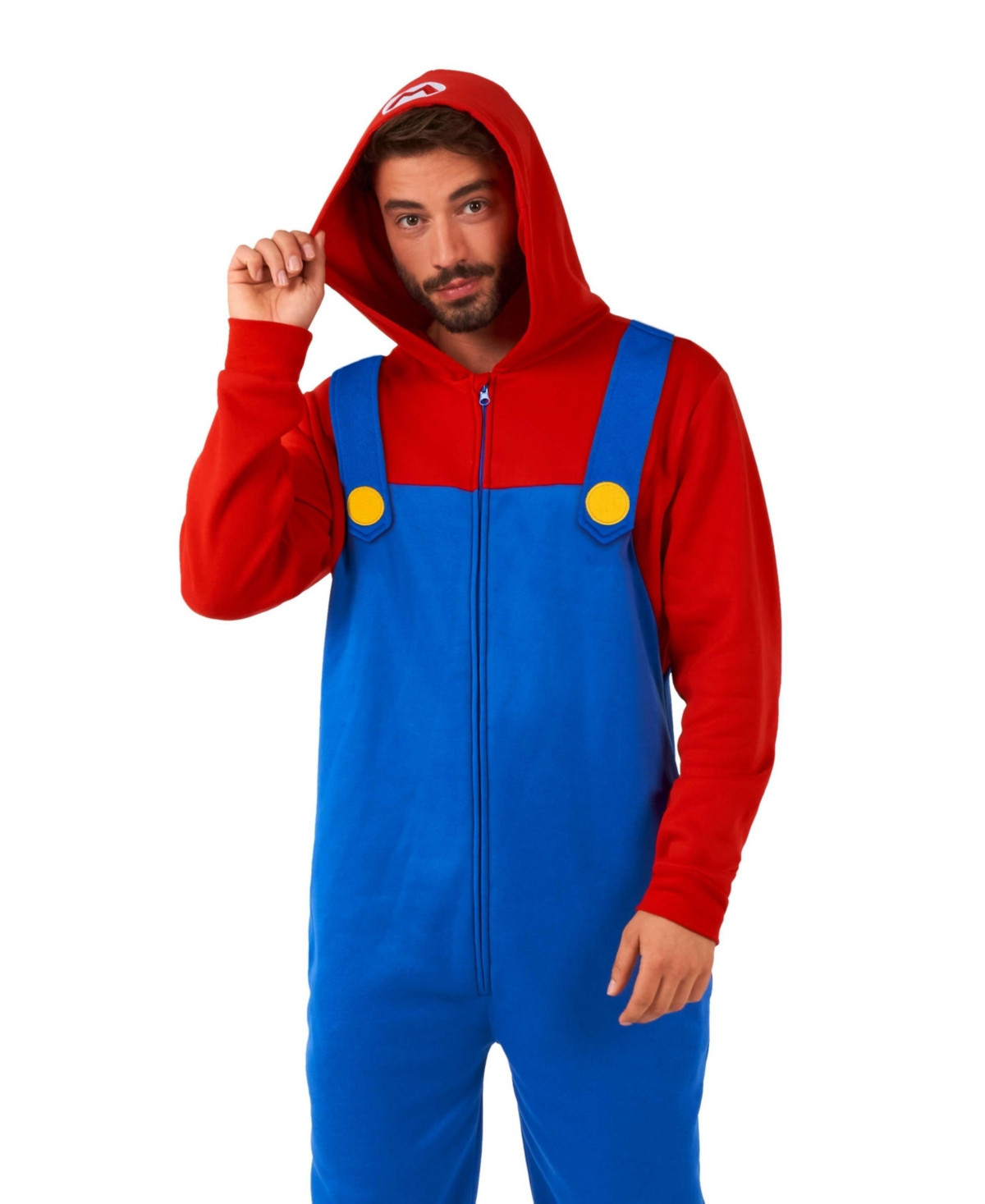 OppoSuits Men's Adult Onesies - Mario And Luigi Nintendo Outfits - Red - mario | Macy's