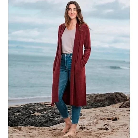 barefoot dreams cozychic lite long cardigan | Poshmark