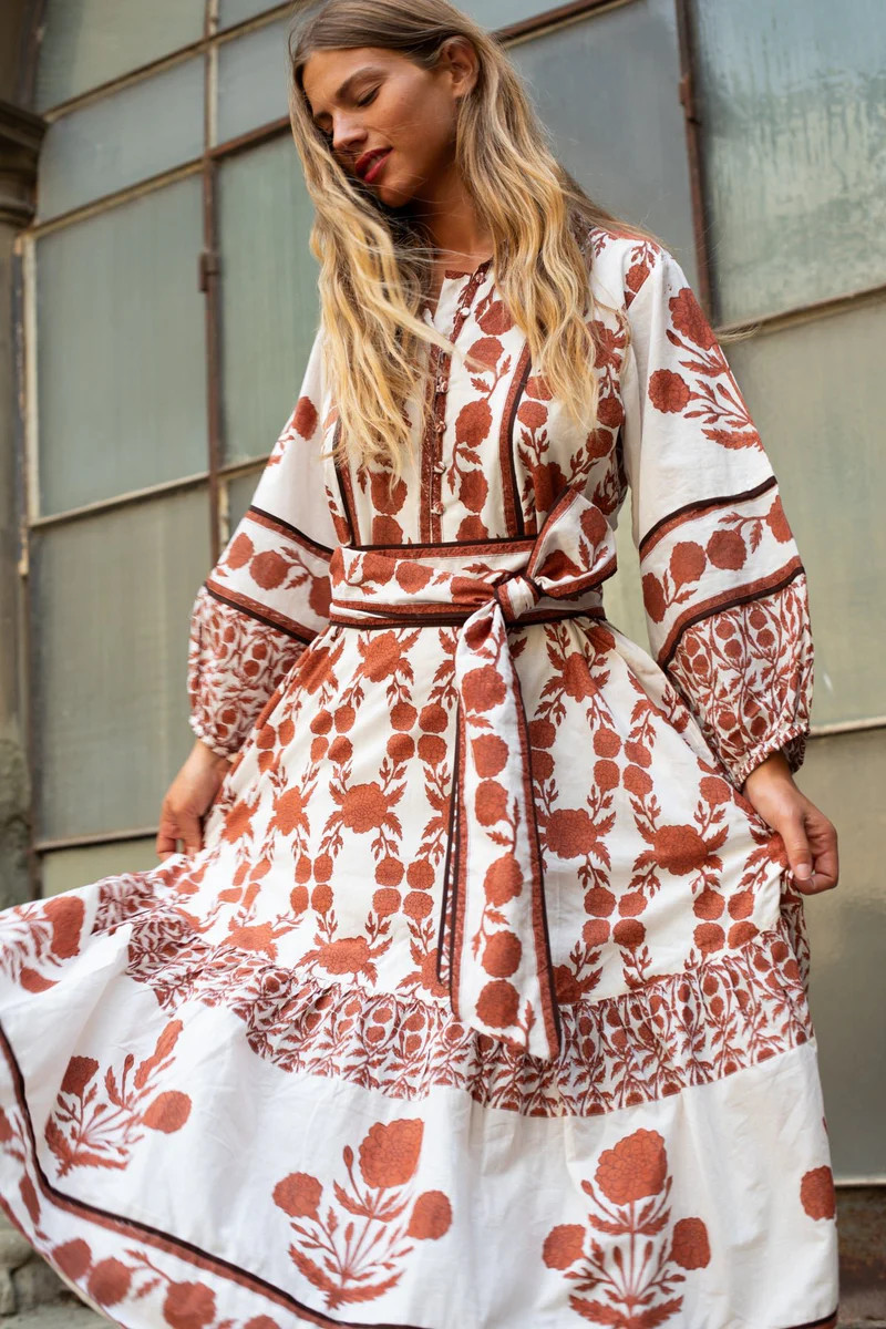 SUE SARTOR Flounce | Terracotta SUE SARTOR Marigold | SUE SARTOR