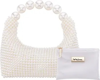 Kiki Faux Pearl To Handle Bag | Nordstrom