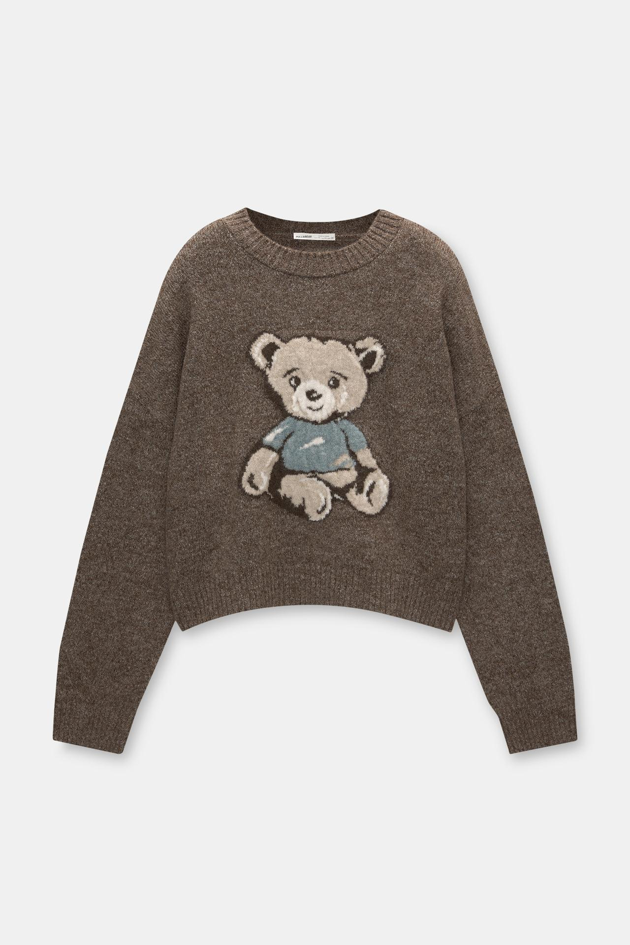 Pullover mit Bär | PULL and BEAR DE