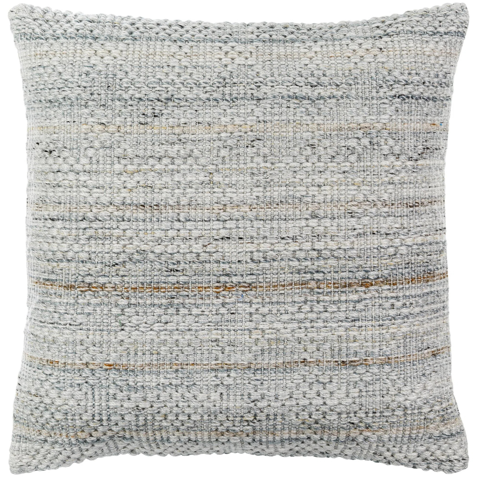 Livabliss  Gray Striped Throw Pillow Square & Reviews | Wayfair | Wayfair North America