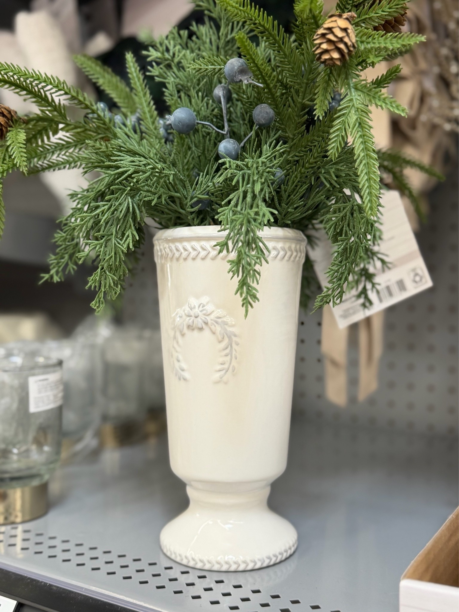 I bought this arrangement for our downstairs bathroom for the holidays. #walmart

#LTKHome #LTKSeasonal