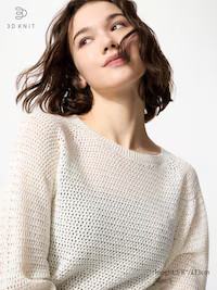 3D Knit Mesh Sweater | UNIQLO (US)