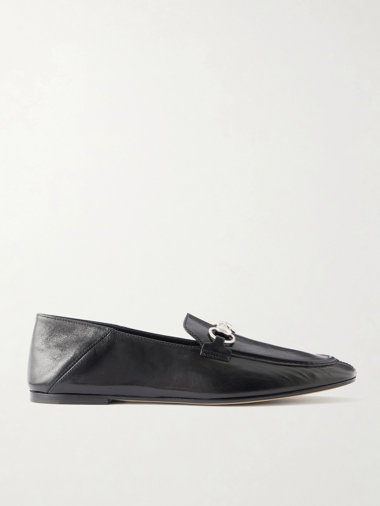 Gucci Jordaan horsebit loafer in black leather