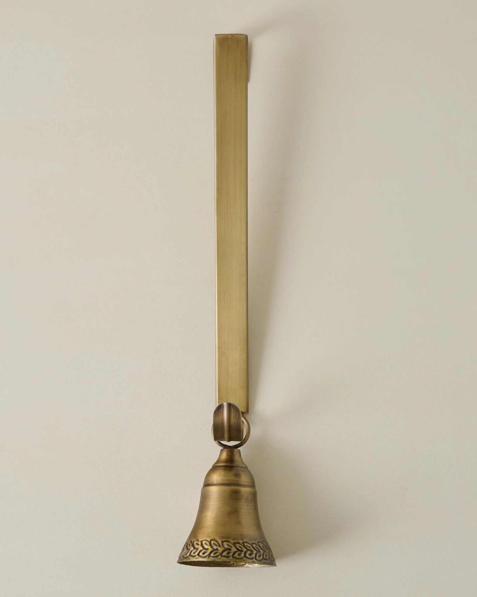 Gabriel Brass Bell Wreath Hanger | Magnolia