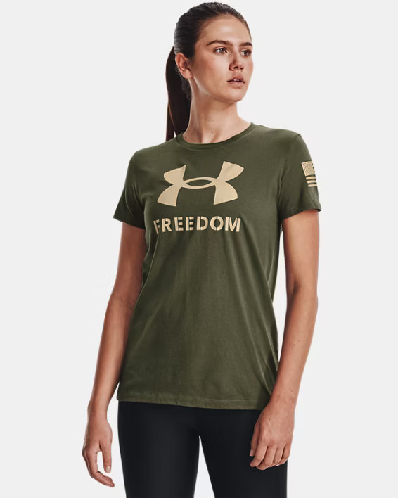 Women's UA Freedom Logo T-Shirt | Under Armour | Under Armour (US)