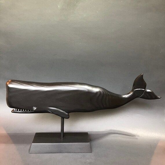 16 Black Wood Whale | Etsy | Etsy (US)