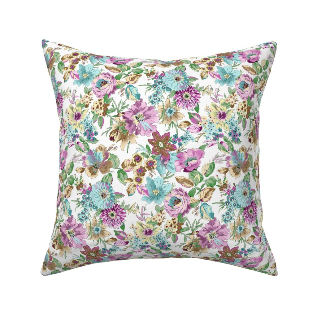 Throw Pillow in Daisy | Spoonflower