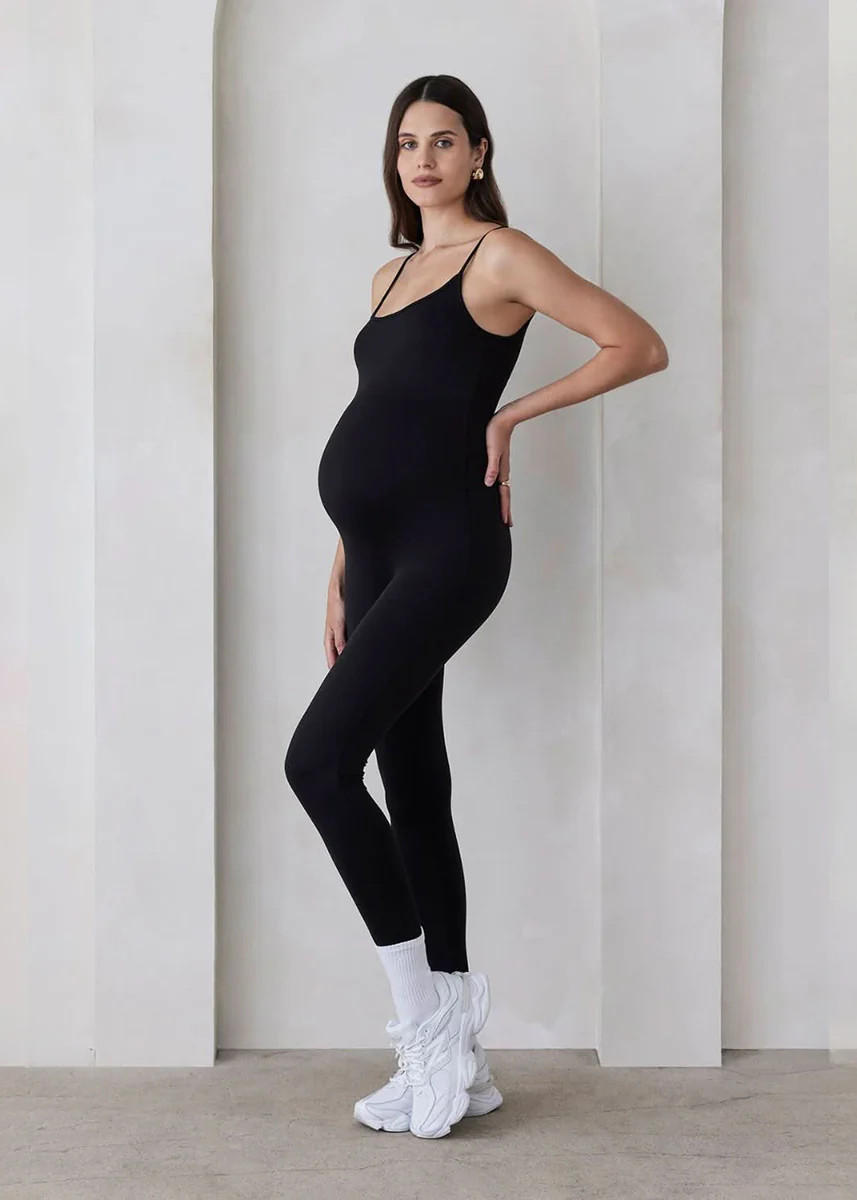 The Kate Maternity Unitard Bumpsuit | Shop The Kate Sleeveless Maternity Unitard | BUMPSUIT